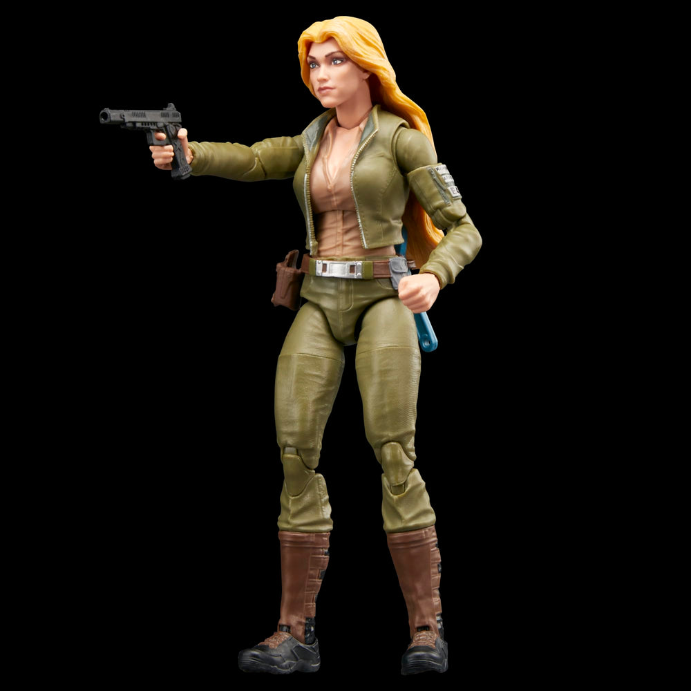 G.I. Joe Cover Girl Krieger sledgehammer accessory for action-ready setups.