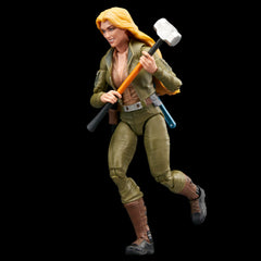 G.I. Joe Cover Girl Krieger wrench accessory supports repair-themed displays.