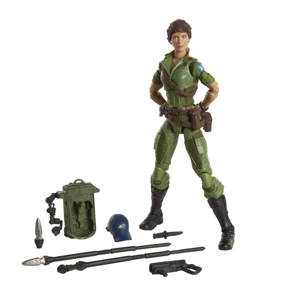 G.I. Joe Lady Jaye figure front view with premium detailing and poseability.