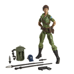 G.I. Joe Lady Jaye figure front view with premium detailing and poseability.