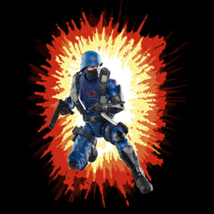 Poseable Cobra Trooper with multiple joints enables dynamic battle poses