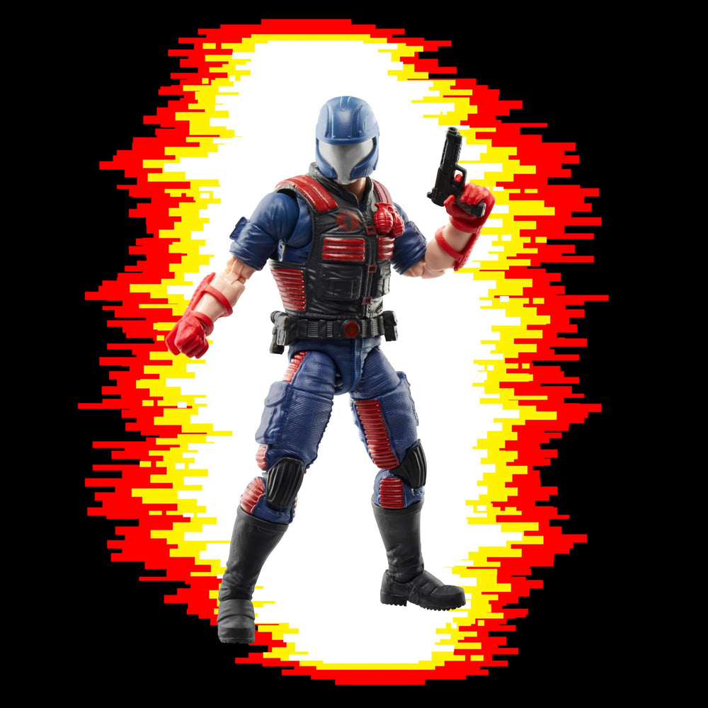 Cobra Viper figure with stand enables stable, dynamic posing.