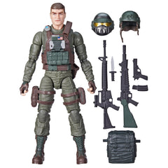 G.I. Joe Classified Robert Grunt Graves figure, front view, premium detailing for display