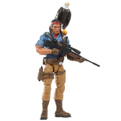 G.I. Joe Spirit Iron-Knife figure front view with premium articulation for display