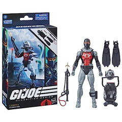 G.I. Joe Cobra EEL collectible packaging with artwork and loadout