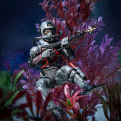 G.I. Joe Cobra EEL footlocker stores accessories neatly for setup
