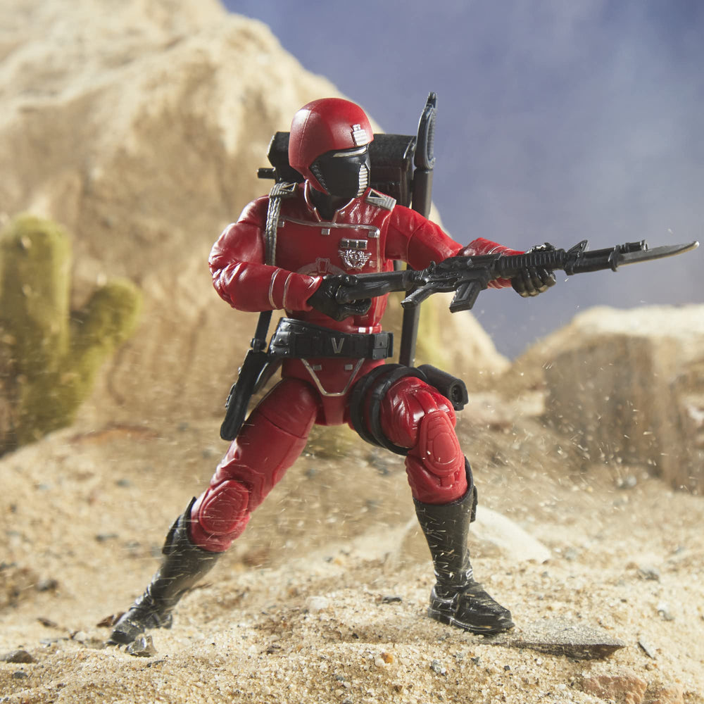 G.I. Joe Crimson Guard packaging artwork Orlando Arocena highlights collector-grade presentation