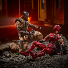 Doc Greer taser included for tactical play and display.