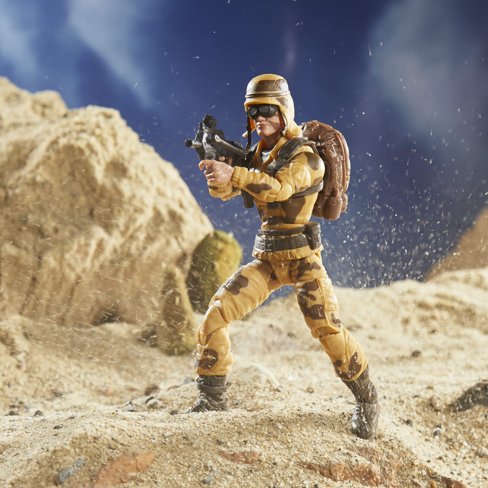 G.I. Joe Dusty packaging collaboration by Imad Awan, eye-catching art for fans.