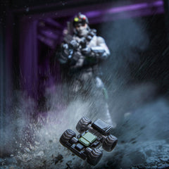G.I. Joe Firefly goggles highlight authentic headgear detail.