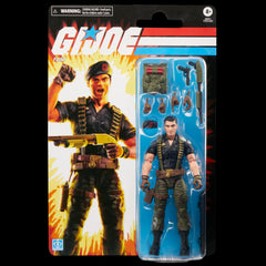 G.I. Joe Flint figure in dynamic pose highlights high poseability for dioramas