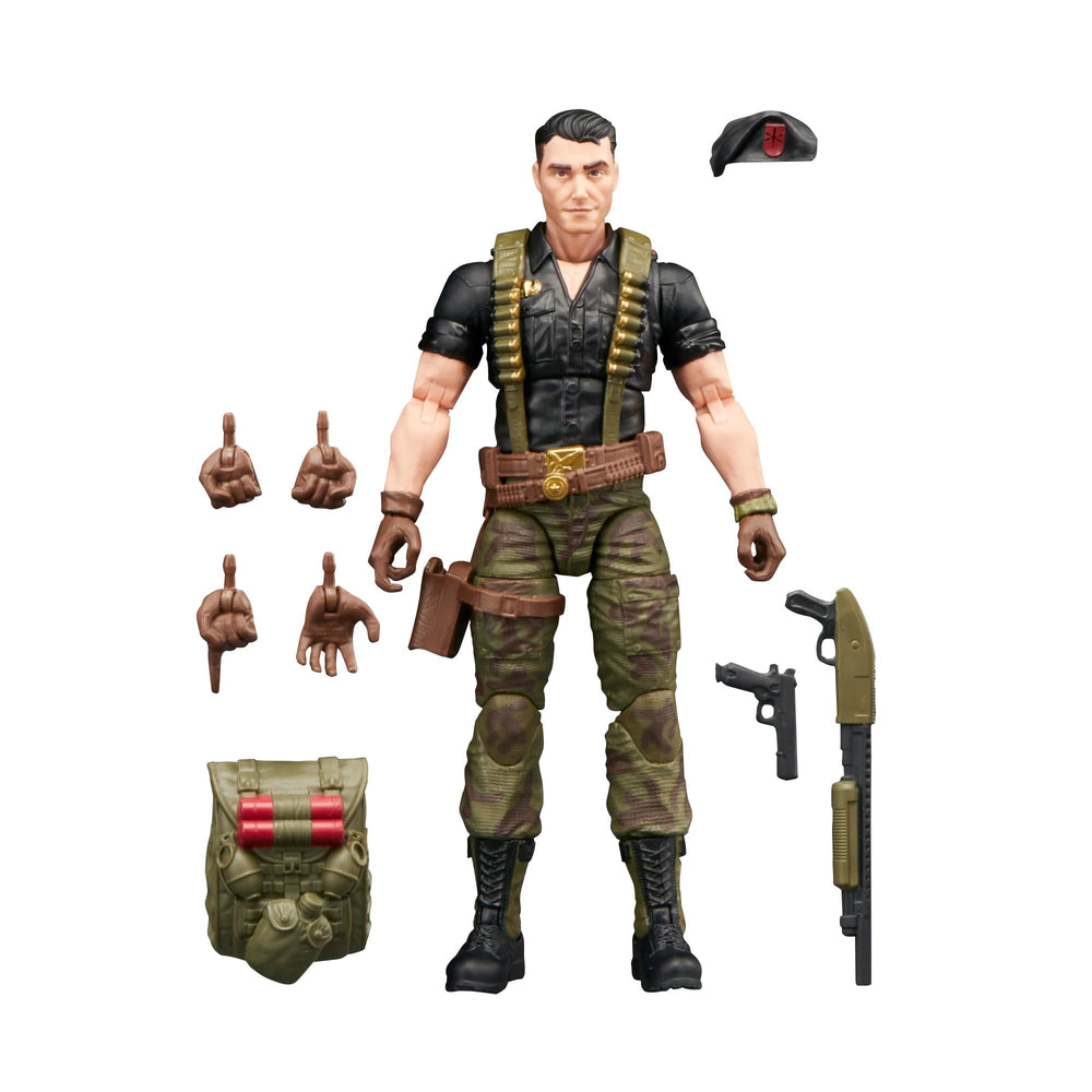 G.I. Joe Flint Classified on retro cardback shows premium articulation for display