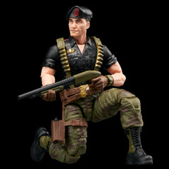 G.I. Joe Flint includes weapon accessories for ready-for-action setups