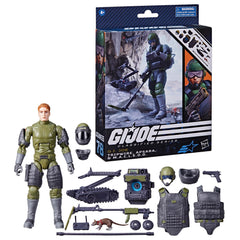 G.I. Joe footlocker stores all accessories after play.