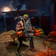 G.I. Joe Heavy Duty laser cannons and range finder in focus