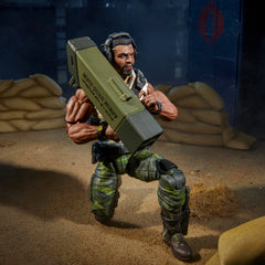 G.I. Joe Heavy Duty quad burst launchers in action