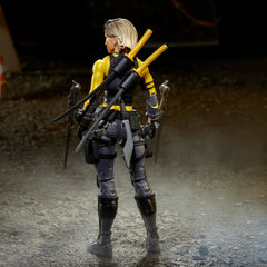 Helix diorama-ready pose captures covert operations mood.