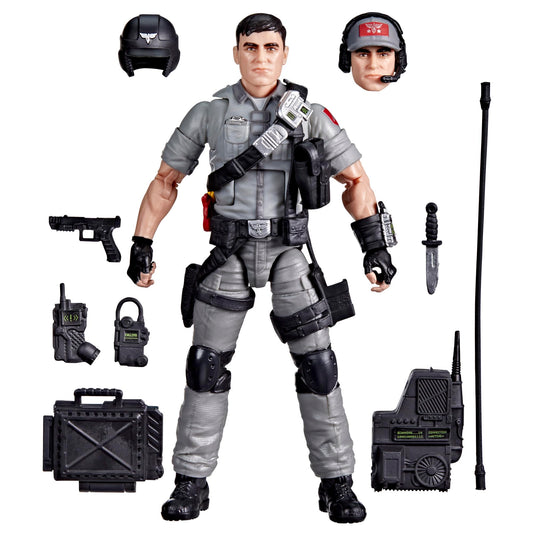 G.I. Joe Mainframe figure front view for dynamic posing and display