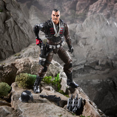 G.I. Joe Major Bludd windowed packaging display