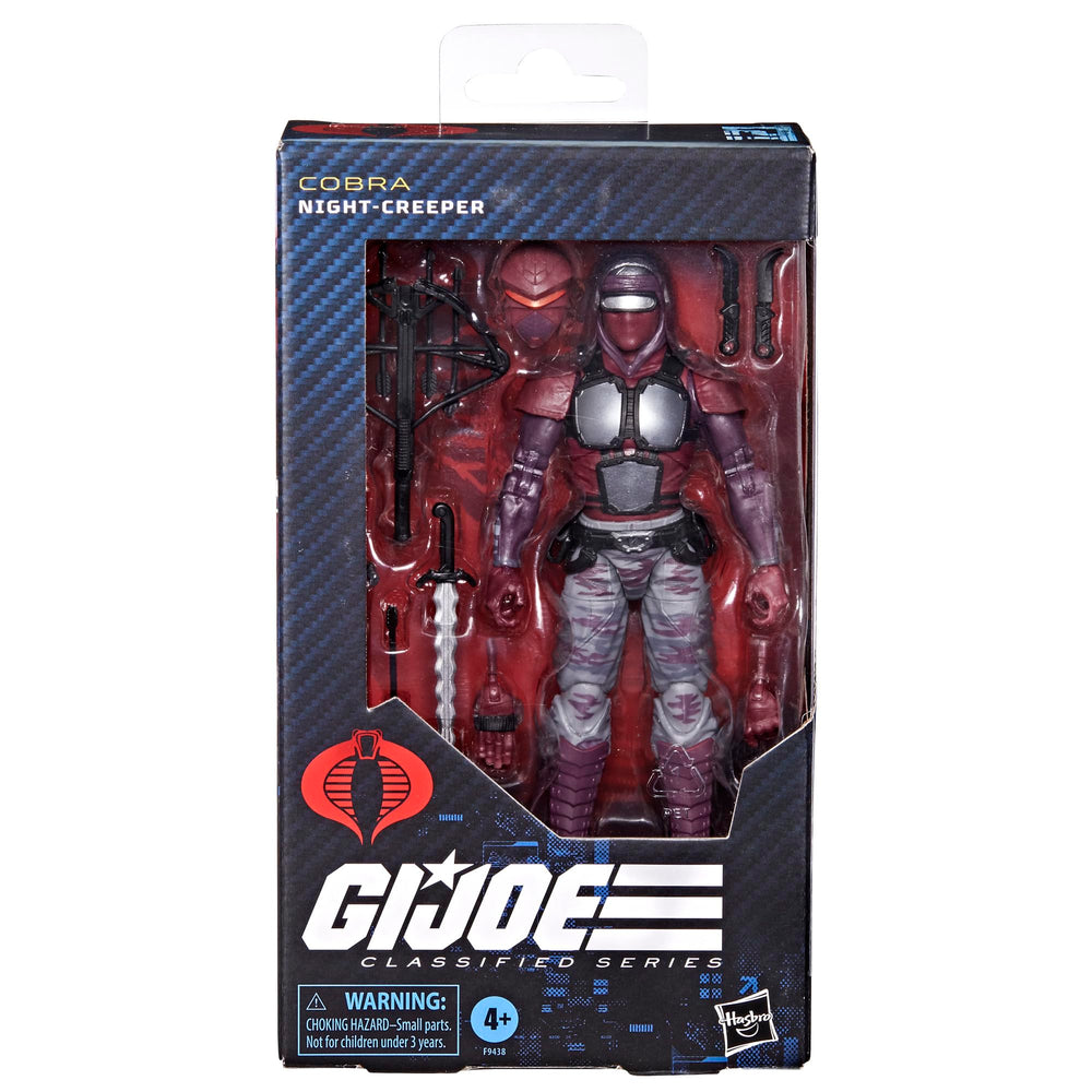 G.I. Joe Night-Creeper with weapons shows the full accessory loadout