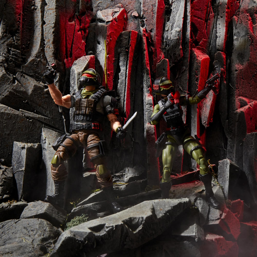 G.I. Joe Night Force 6-inch figures offer extensive poseability.