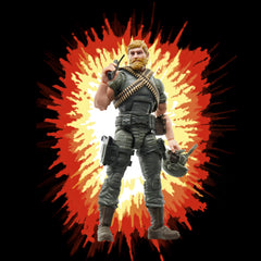 G.I. Joe Rock 'N Roll McConnel helmet and walkie-talkie included for ready-action play.