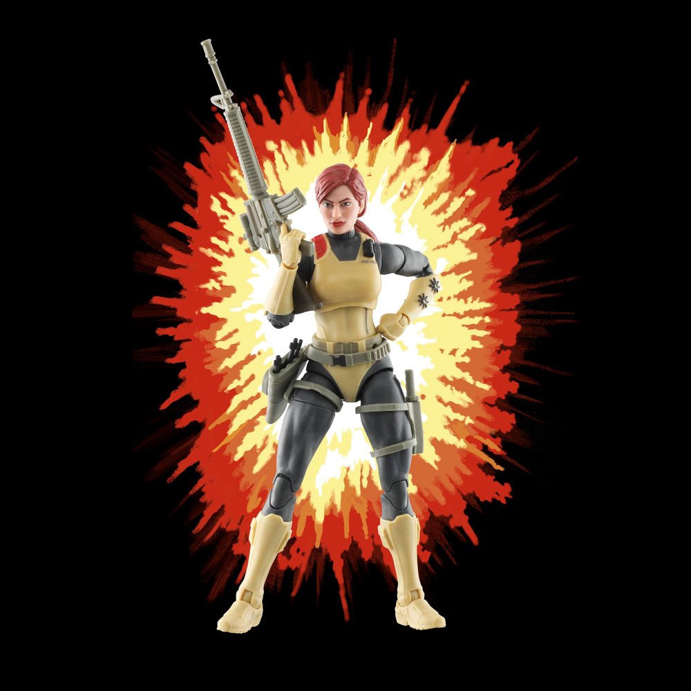 Interchangeable hands to customize Scarlett poses.