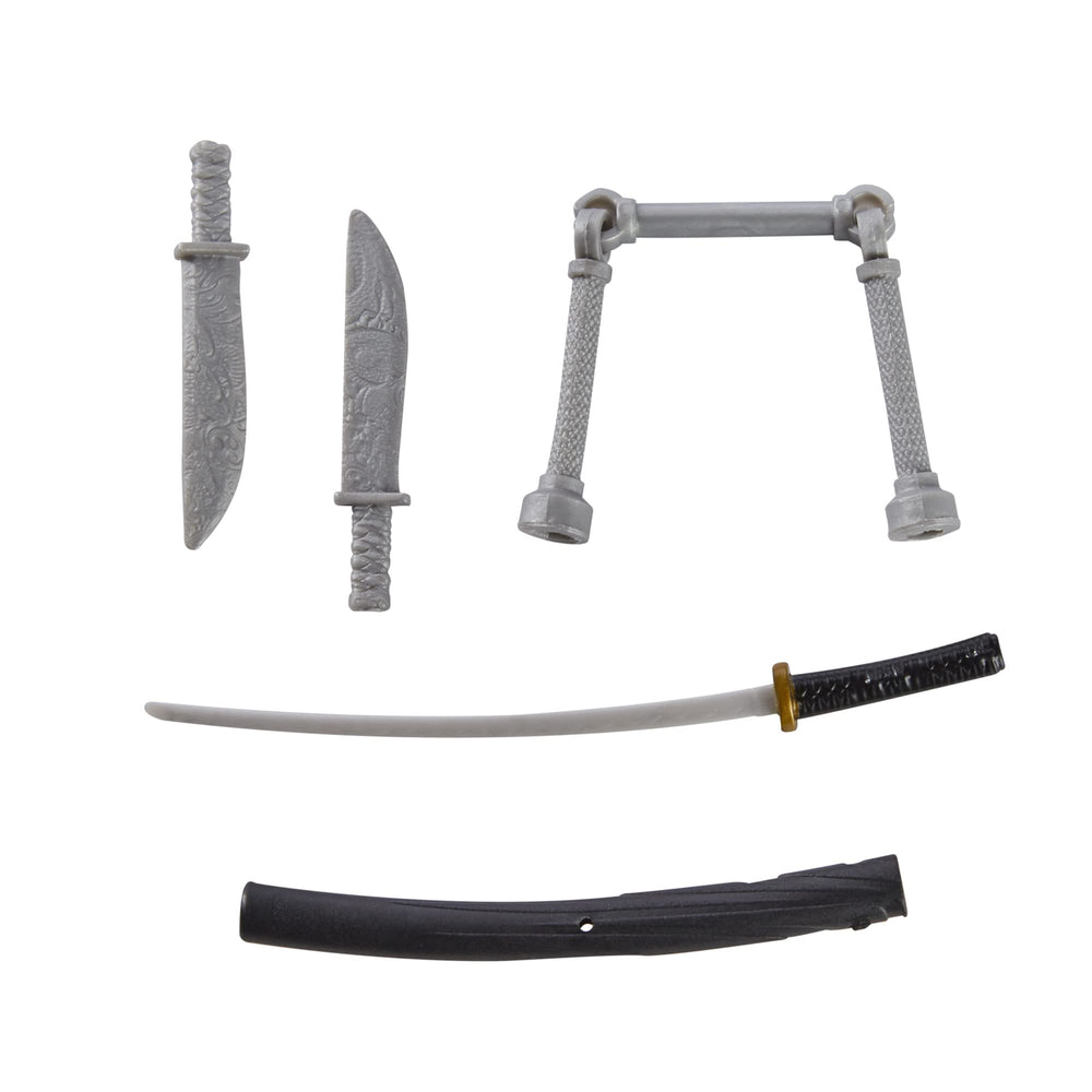 GI Joe Snake Eyes accessories pack with authentic ninja gear for storytelling.