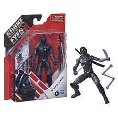 GI Joe Snake Eyes Ninja weapons set enhances pretend play scenarios.