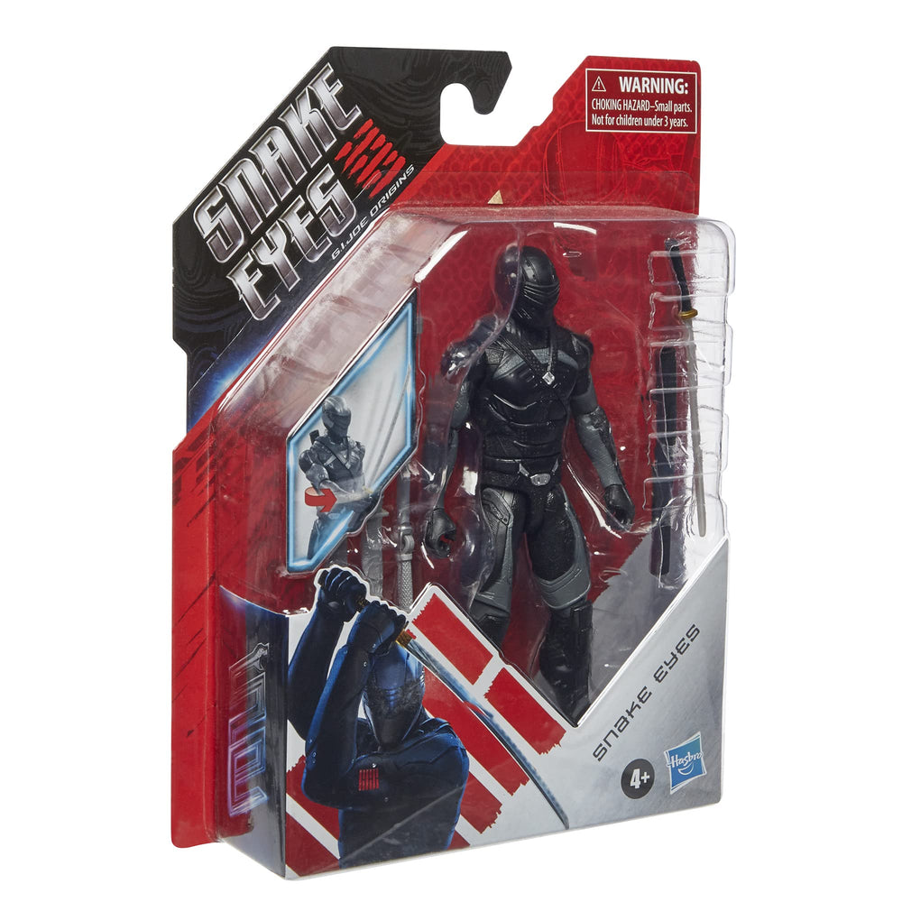 GI Joe Snake Eyes Origins figures for building a Joe team and Cobra villains.