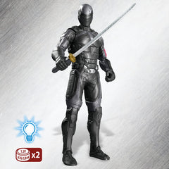 G.I. Joe Snake Eyes back-button action feature creates exciting battles.