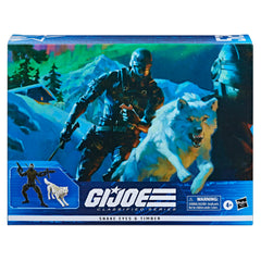 G.I. Joe Snake Eyes Timber wolf companion ready for display and play.