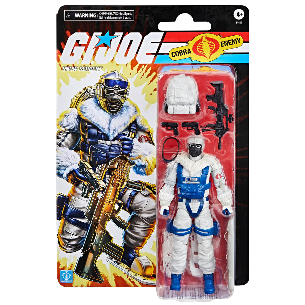 Snow Serpent accessories pack showing gear for imaginative play