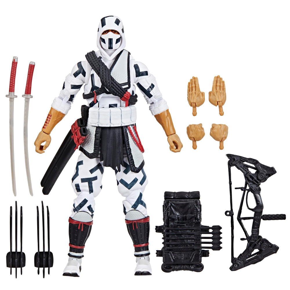 G.I. Joe Storm Shadow Classified 131 figure ready for display with premium articulation