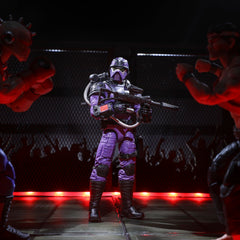 G.I. Joe Techno-Viper articulation points enable dynamic posing options.