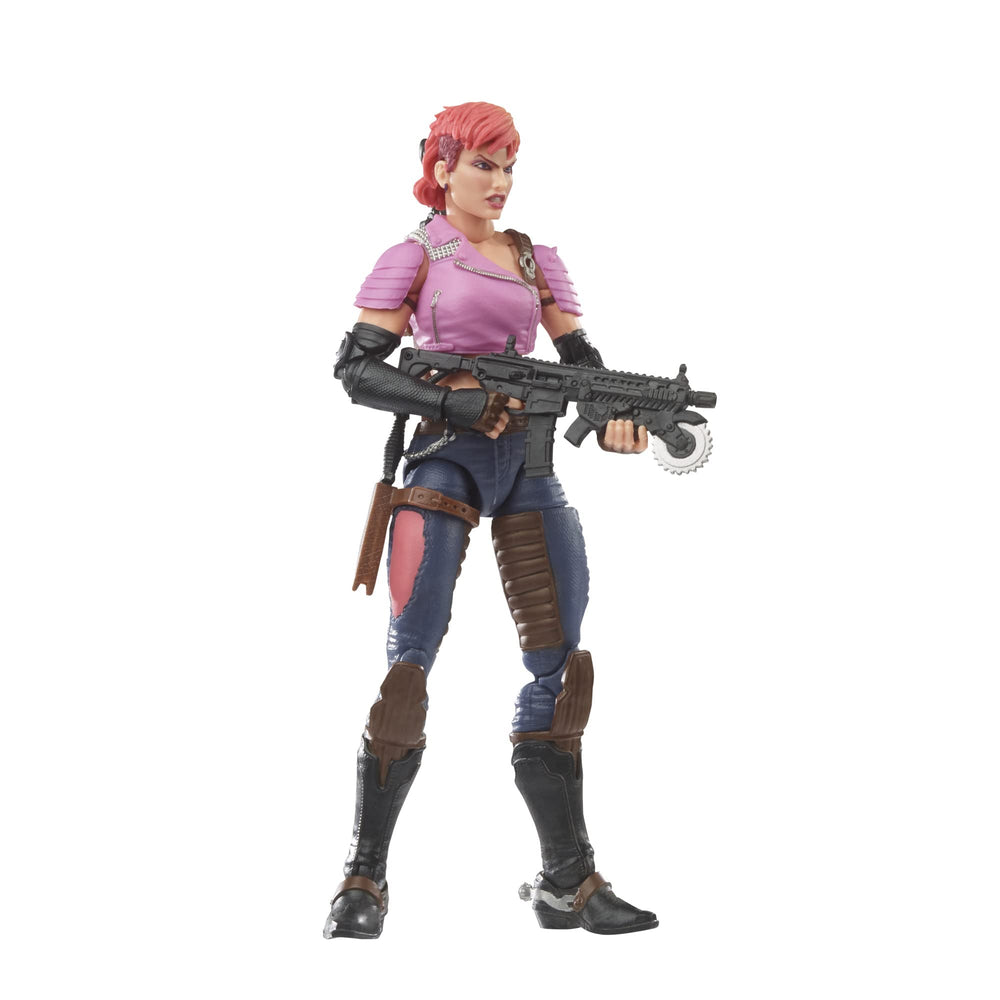 G.I. Joe Zarana action figure with premium articulation for dynamic poses.