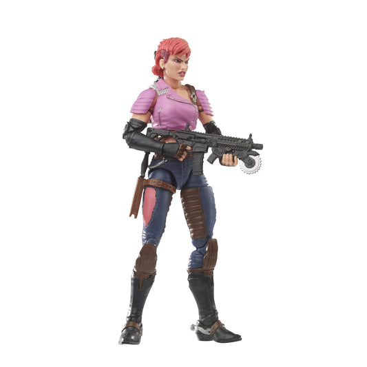 G.I. Joe Zarana action figure with premium articulation for dynamic poses.