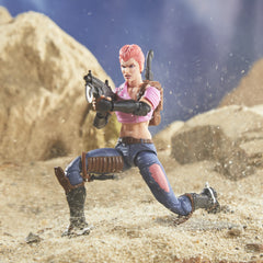 Zarana figure in dramatic pose showcases poseability.