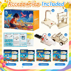 GIAKAN valentines cards contents image shows 24 cards and construction components.
