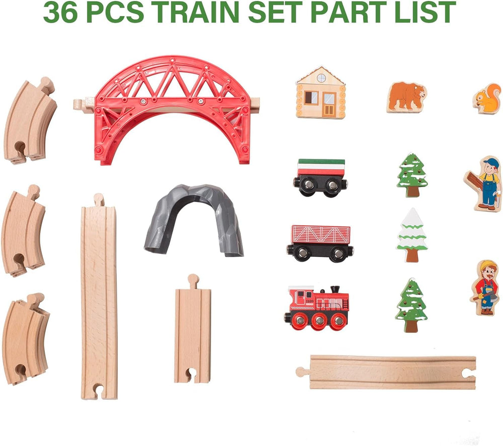 Giant bean Christmas-colored train cars spark festive imaginative play for kids