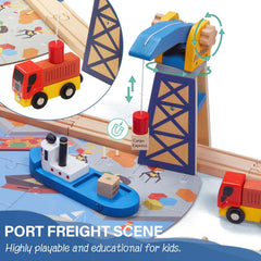 Giant bean fire station and police scenes boost adventurous play.