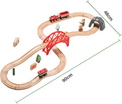 Giant bean smooth wooden parts with rounded edges ensure safe play