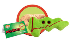 GIANT MICROBES Pancreas Plush with embroidered details enhancing realism and study value.