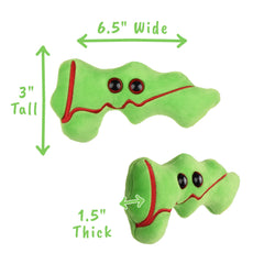 GIANT MICROBES Pancreas Plush includes an information card with pancreas facts.