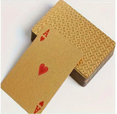 GIANT PANDA TRADING Gold Diamond Playing Cards party accessory for social gatherings