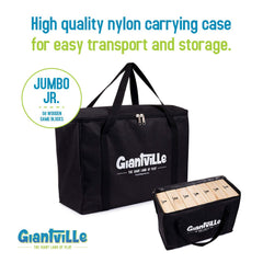 Giantville Giant Tumbling Timber indoor-outdoor setup suits any space for flexible fun