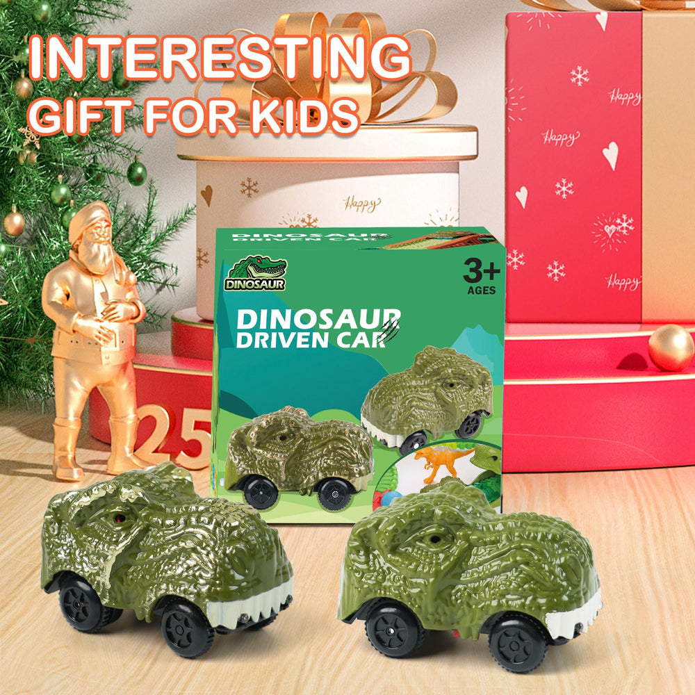 GIAT dinosaur car features rubber-rim wheels for smooth traction