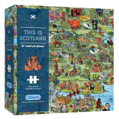 Gibsons This is Scotland puzzle featuring Edinburgh Castle for a captivating Scottish icon experience.