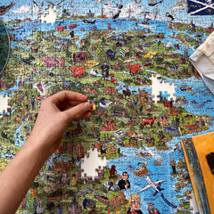 Gibsons This is Scotland puzzle referencing haggis for cultural curiosity during leisure time.