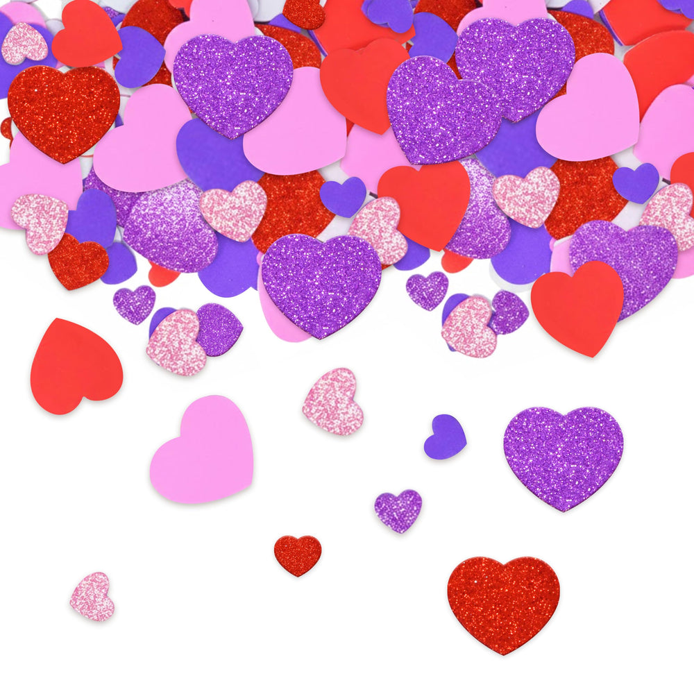 Gift Boutique 360 glitter red hearts for festive cards and scrapbooks